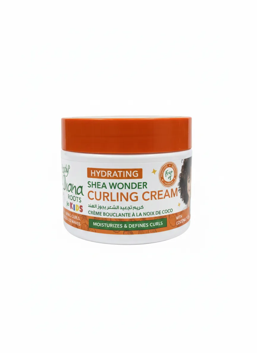 كريم ديانا للشعر الكيرلي للاطفال بجوز الهند 325 مل - Diana Kids Curly Hair Cream with Coconut