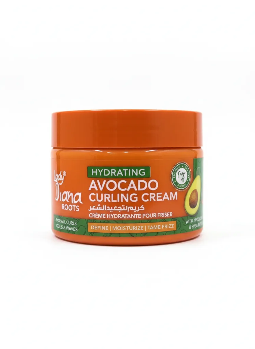 كريم ديانا للشعر الكيرلي بالافوكادو 325 جم - Diana Curly Hair Cream with Avocado