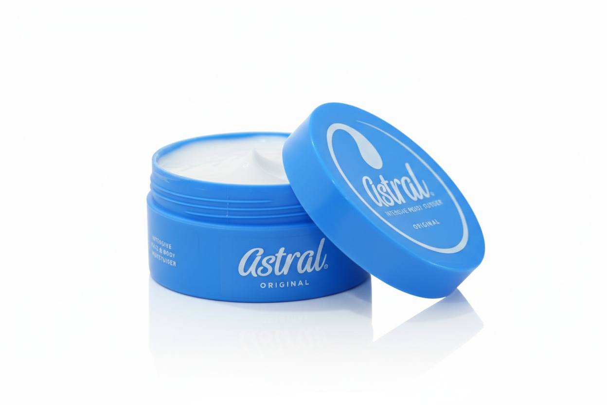 كريم ومرطب الجسم استرال الايطالي - “Astral Italian body cream and moisturizer”