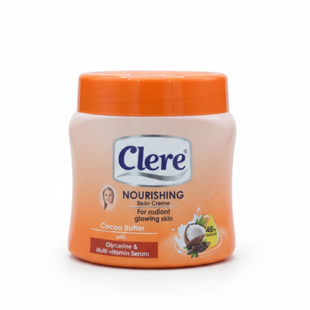 كريم الجسم كلير بزبدة الكوكا 500 مل - Clere Body Cream Cocoa butter 500ml